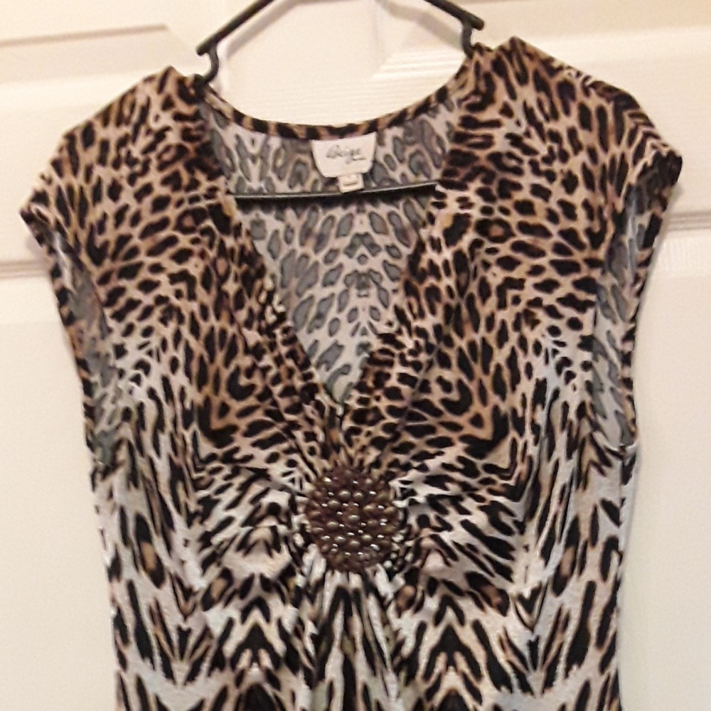 beige by eci blouse